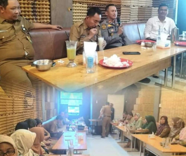 Kapolsek Kandis Bersama Camat Ajak ASN Jaga Netralitas Pilkada 2024