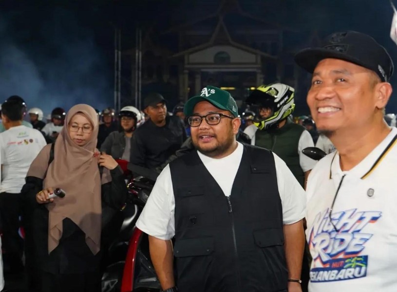 Wakil Ketua DPRD Pekanbaru  Andry Saputra  Hadiri Night Ride 2026, Kolaborasi dan Keselamatan Berkendara Harus Jadi Budaya Masyarakat