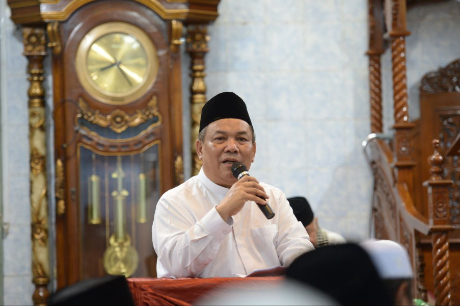 Safari Ramadhan Perdana, Pj Gubri Sampaikan Pesan Harmoni dan Kebersamaan Kepada Masyarakat