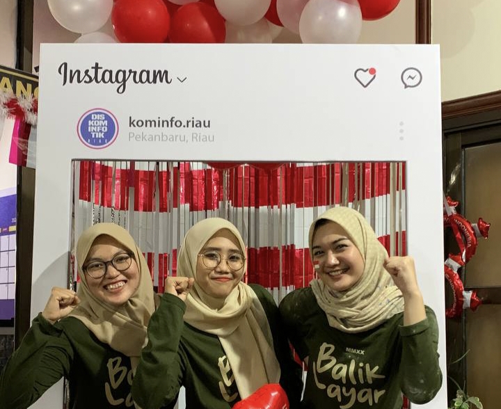 Meriahkan HUT Ke 79 Kemerdekaan RI, Diskominfotik Riau Gelar Lomba Dekorasi Ruangan