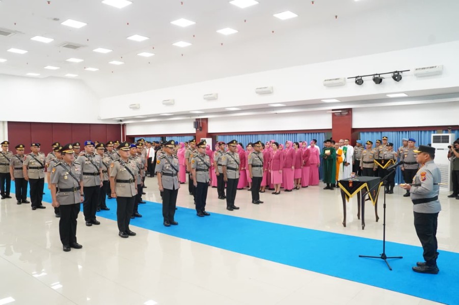 Dilantik Kapolda, Ini Nama-nama Pejabat Baru Polda Riau