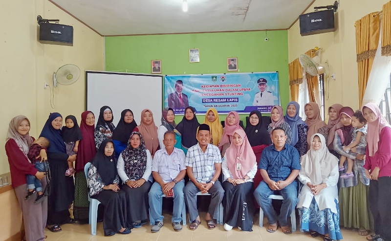 Dukung Program Pemkab Bengkalis Dalam Pencegahan Stunting, Ini Program Pemdes Resam Lapis