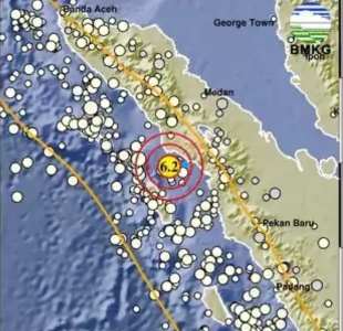 Gempa Magnitudo 6,2 Guncang Aceh dan Sumut