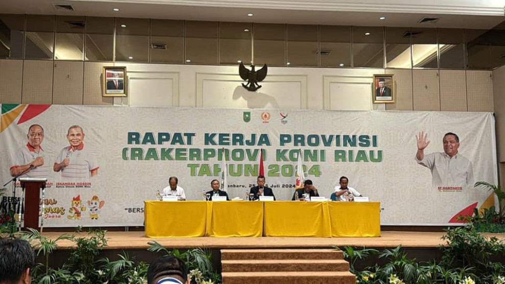 Rakerprov KONI Riau, 4 Cabor Resmi Masuk Anggota Baru