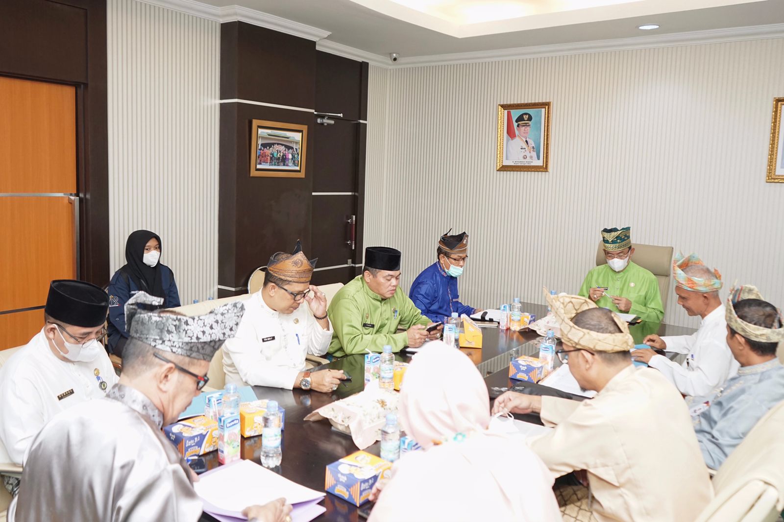 Bupati Inhil Sambut Audensi KPU