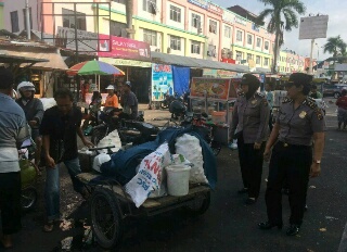  Patroli Dialogis Polwan Polresta Pekanbaru Ampuh Atasi Kemacetan