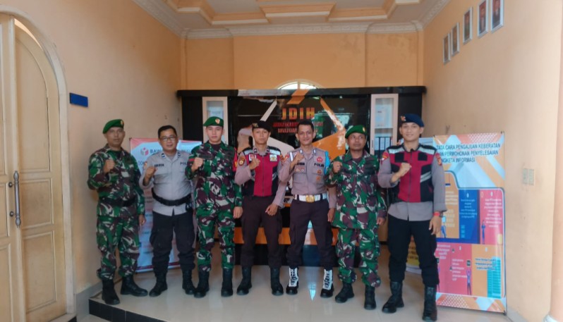 Ciptakan Situasi Kondusif Pilkada, Polres Rohul Patroli di Kantor KPU Hingga Kantor Partai