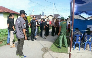 Polres Inhil Jaga Ketat PSU di TPS Desa Sungai Luar Inhil