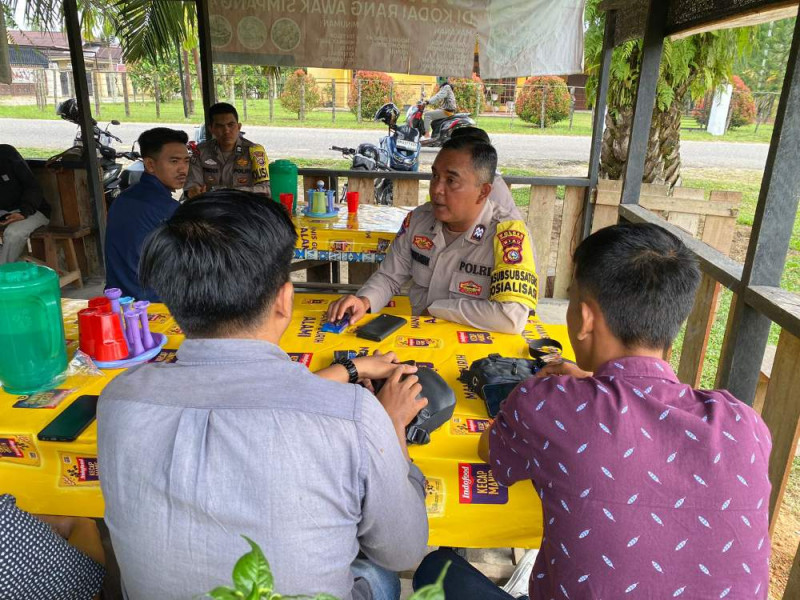 Subsatgas Binmas Polres Kuansing Gelar Cooling System Cipta Kondisi Pilkada 2024