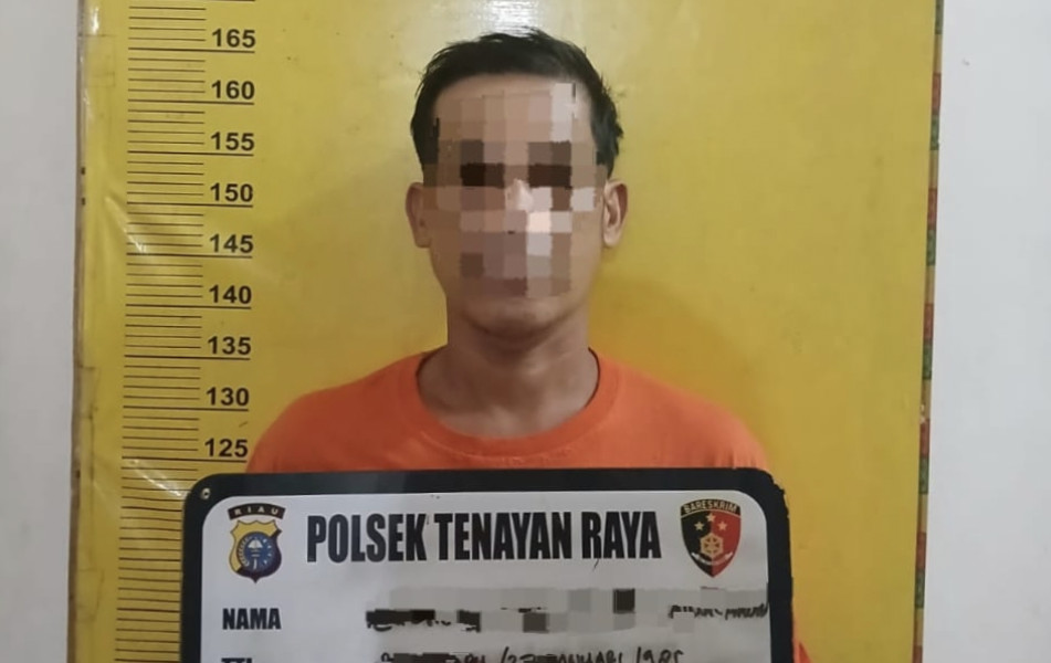 Kerap Curi Barang di Gudang Pabrik, Buruh Bangunan di Pekanbaru Diringkus Polisi