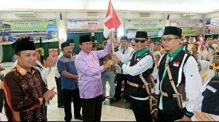 Bupati Lepas Keberangkatan 236 JCH Inhil dari Embarkasi Haji Batam