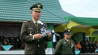 Dandim 0314 Pimpin IRUP HUT ke 72 