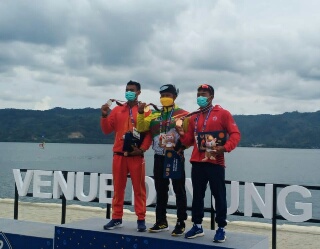 Maizir, Atlet Dayung Kuansing Kembali Sumbang Medali untuk Kontingen Riau