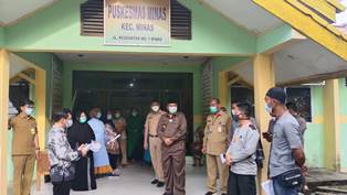 Antisipasi Pilkada 2020 Jadi Klaster Baru, Bupati Alfedri Pastikan Petugas Jalani Rapid Test