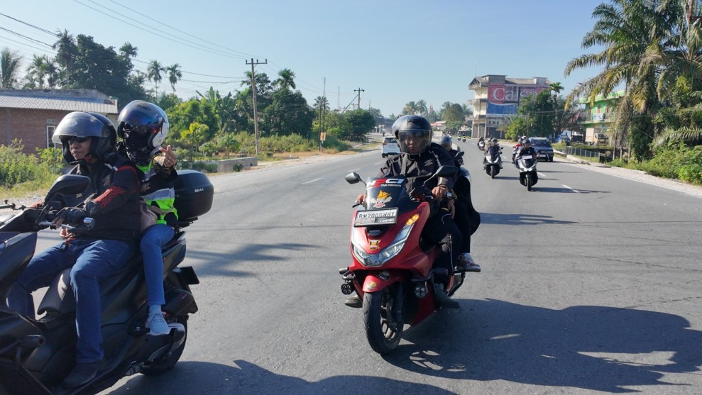 Exploride Touring, Eksplorasi Wisata Alam Riau Bersama Komunitas Honda