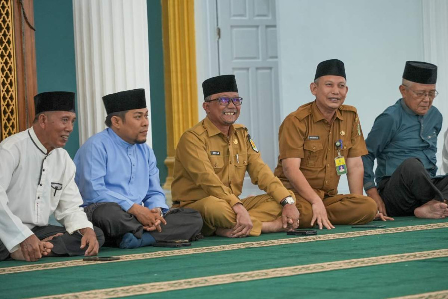 Masjid Amirul Mukminin Sungai Apit kembali Difungsikan, Ini Harapan Sekda Siak