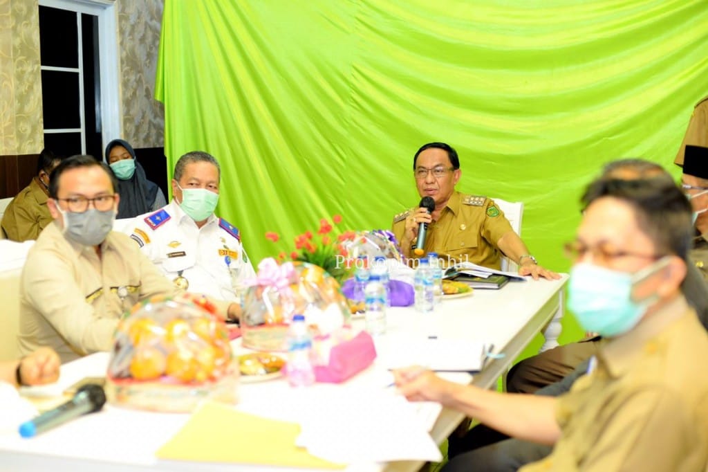 Bupati Wardan Buka Rapat HLM TPID Inhil