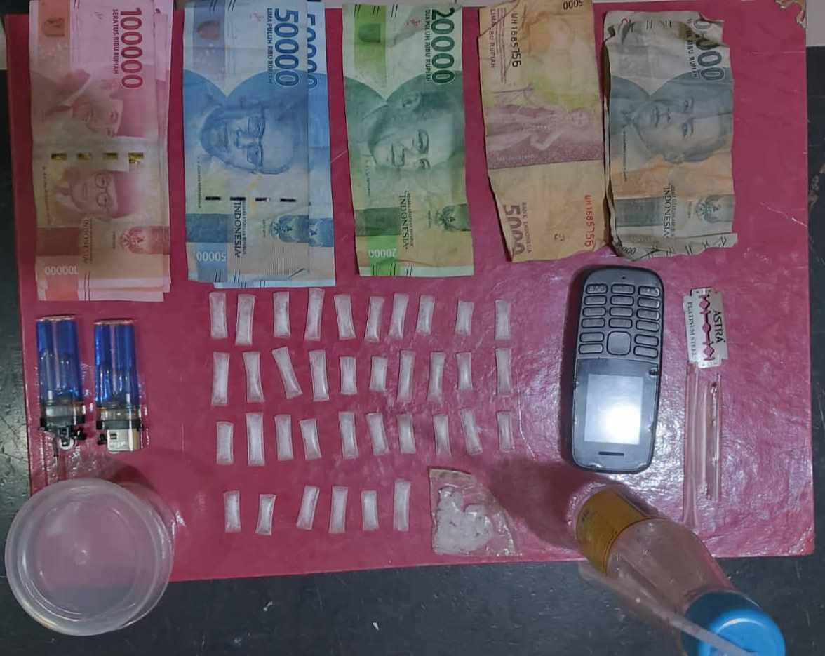 Polisi Tangkap Pengedar Shabu di Tempuling