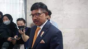  Dugaan Korupsi BTS, Menkominfo Jhonny G Plate Berstatus Saksi usai Diperiksa Kejagung