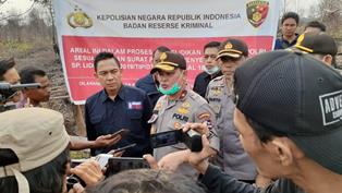 Mabes Polri & Gakkum KLHK Turunkan Drone ke Lokasi Karhutla di Siak