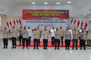 Kapolda Riau Canangkan Pembangunan Zona Integritas 17 Satker Polda Menuju WBK dan WBBM