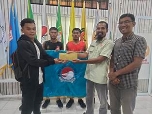  Lepaskan Atlet Wusu Kejurda, Sekum KONI Rohil Harapkan Prestasi Terbaik