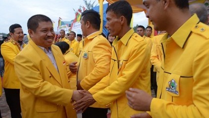 Hadiri Pelantikan DPD Golkar Bengkalis, Ini Harapan Bupati Amril