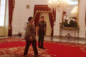 Megawati Temui Jokowi di Istana