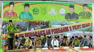Buka PORSADIN II FKDT Riau, Bupati Wardan Tegaskan Komit Dukung Pendidikan Diniyah