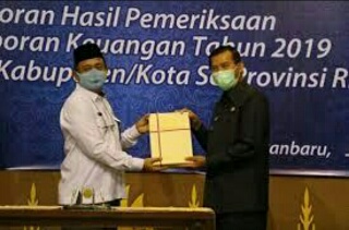 Ke-4 Kalinya Beruntun, Kota Pekanbaru Kembali Raih Opini WTP