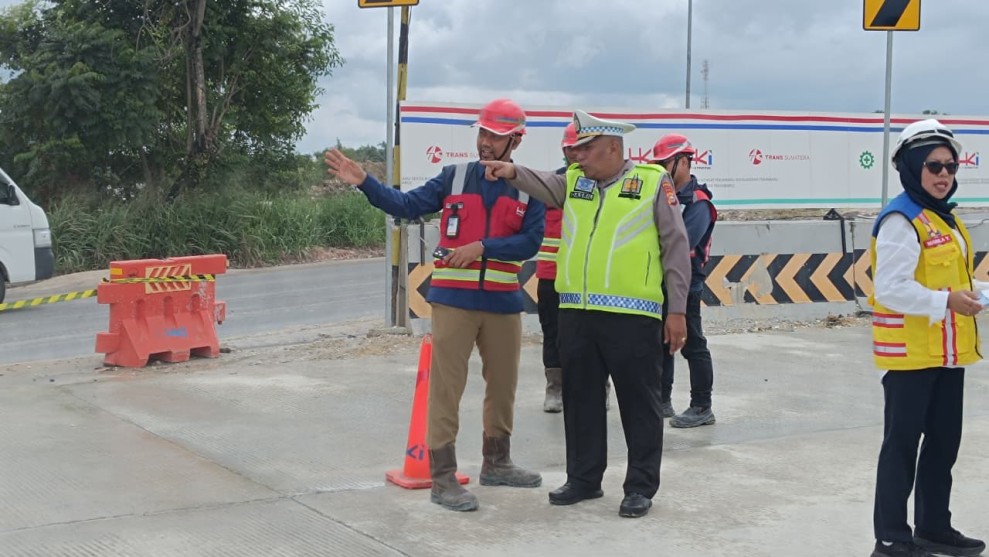 Ditlantas Polda Riau Survei Jalur Overpass Menuju Tol Permai, Antisipasi Pengalihan Arus Lalu Lintas