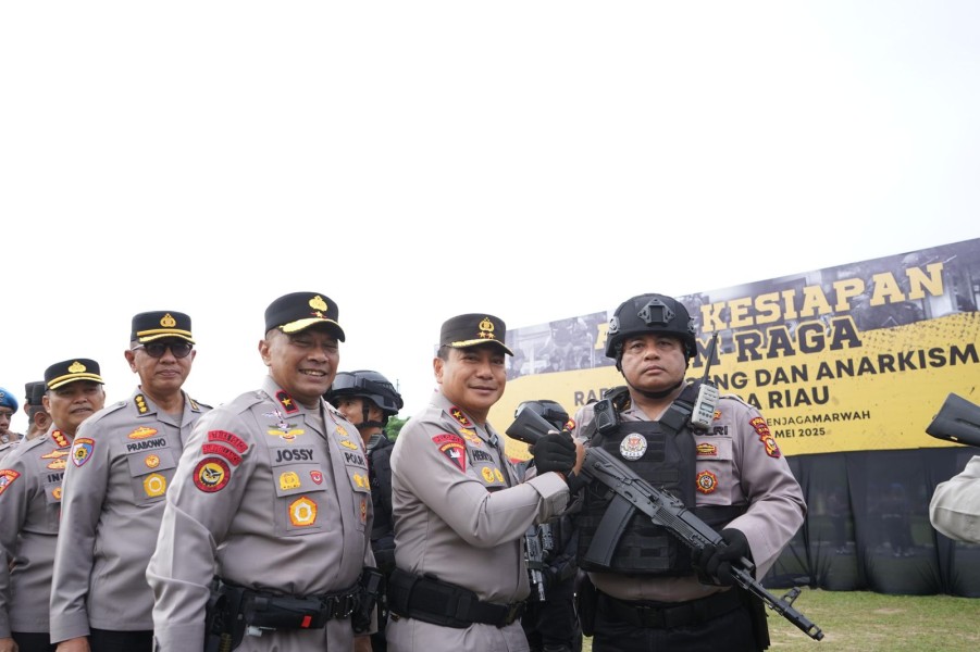 Sikat Premanisme, Polda Riau Launching Program Tim Raga