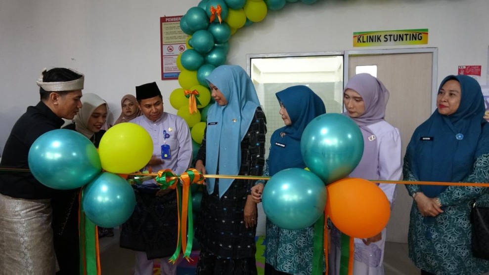 Wabup Inhil Resmikan Poliklinik Stunting RSUD Puri Husada