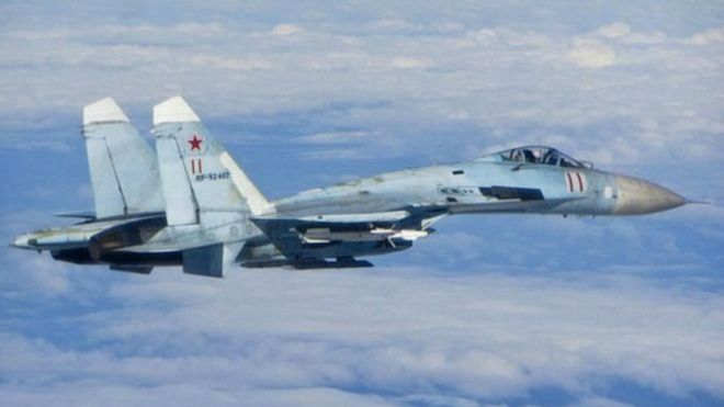 Menegangkan, Pesawat Tempur Rusia Terbang Dekati Pesawat AS dengan Jarak Tiga Meter