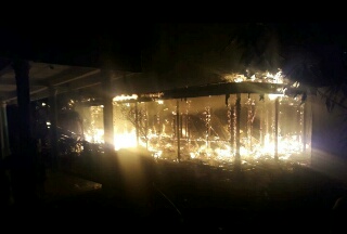 Lagi, Kebakaran Hanguskan 1 Rumah Warga di Inhil