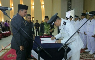 Ini Pesan Bupati Siak Kepada Penghulu yang Dilantik