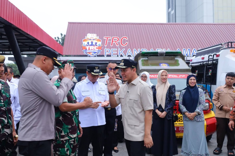 Wako Pekanbaru Agung Nugroho Resmikan TRC 112