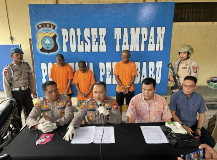 Mantan Kades Asal Sumsel Jadi Pelaku Curanmor di Pekanbaru, Apes Saat Maling Motor di Pasar Kaget