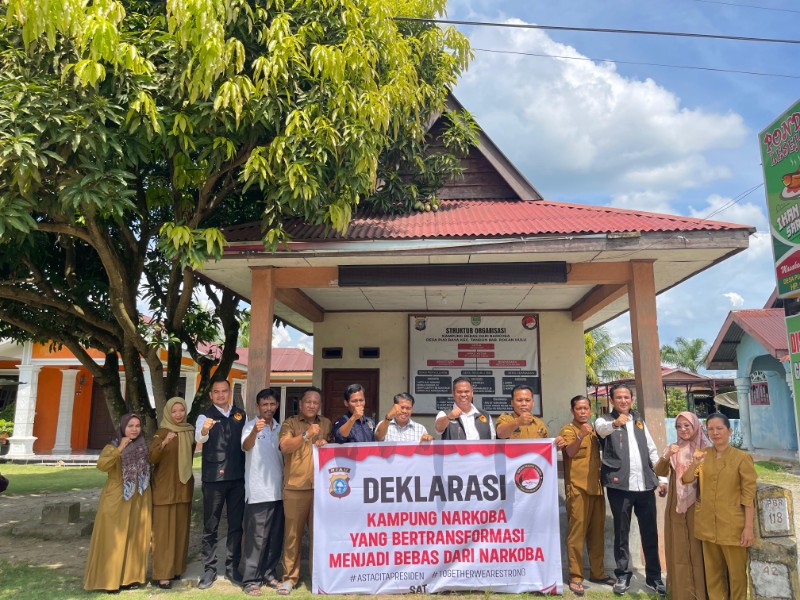 Cooling System, Satresnarkoba Polres Rohul Gelar Deklarasi Anti Narkoba