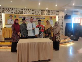 Diskominfotiks Rohil Gelar Forum Data Penyelenggaraan Statistik Sektoral