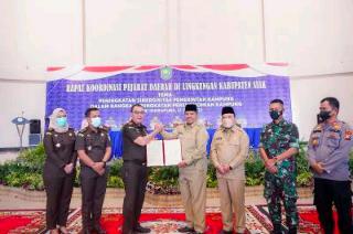 Rakor Pejabat Pemerintah Daerah, Bupati Minta Prioritaskan Pemulihan Ekonomi