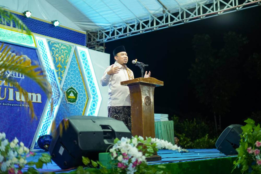 Hadiri Haul ke 3 Pendiri Pondok Pesantren Bahrul Ulum, Ini Kata Wabup Husni