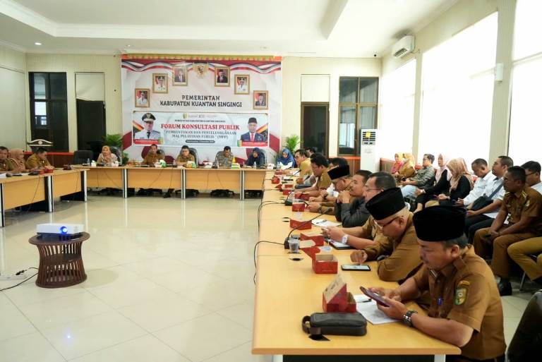 Gesa Berdirinya MPP, Pemkab Kuansing Taja Forum Konsultasi Publik