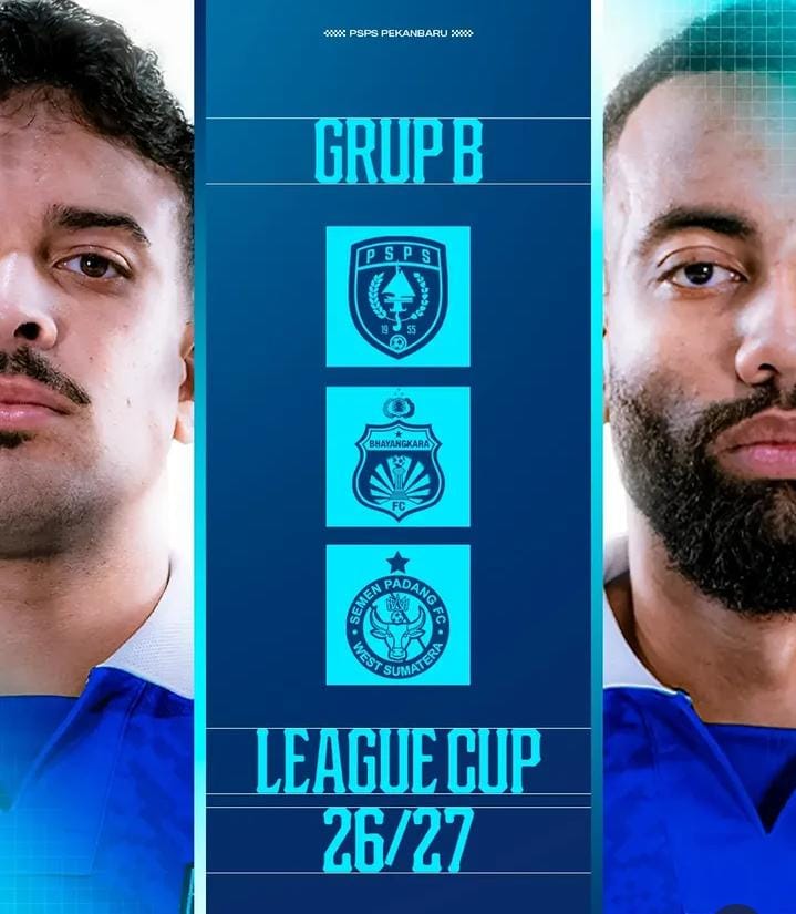 PSPS Pekanbaru Masuk Grup B, Bhayangkara FC dan Semen Padang Jadi Batu Sandungan di League Cup