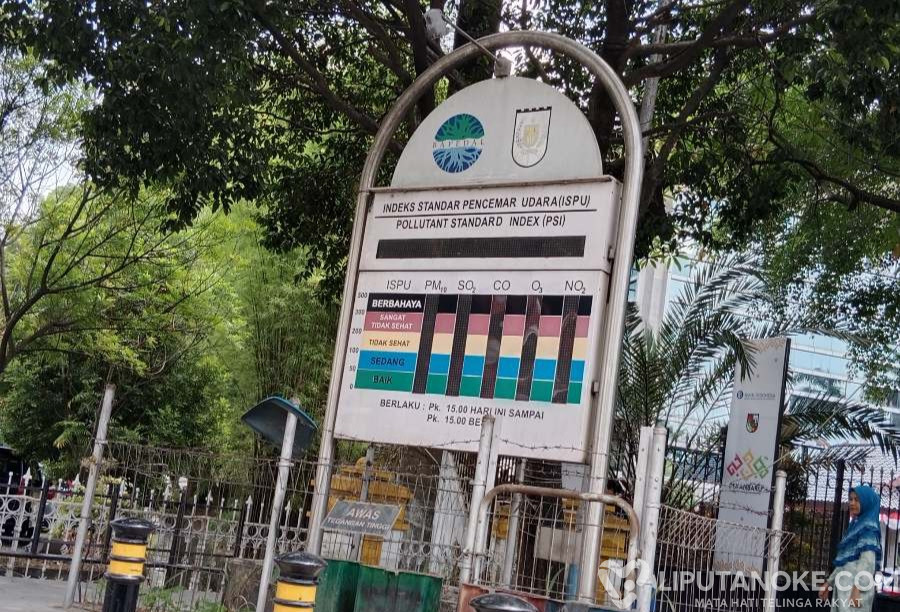 Pekanbaru Riau Diselimuti Kabut,  Kualitas Udara Tidak Sehat Karena Dicemari Asap