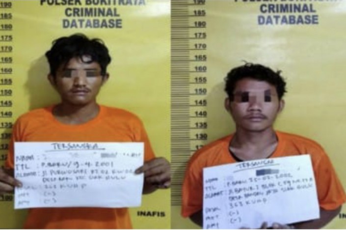 Berhasil Diciduk Polsek Bukit Raya, 2 Remaja di Pekanbaru Jual Hasil Curian di Marketplace