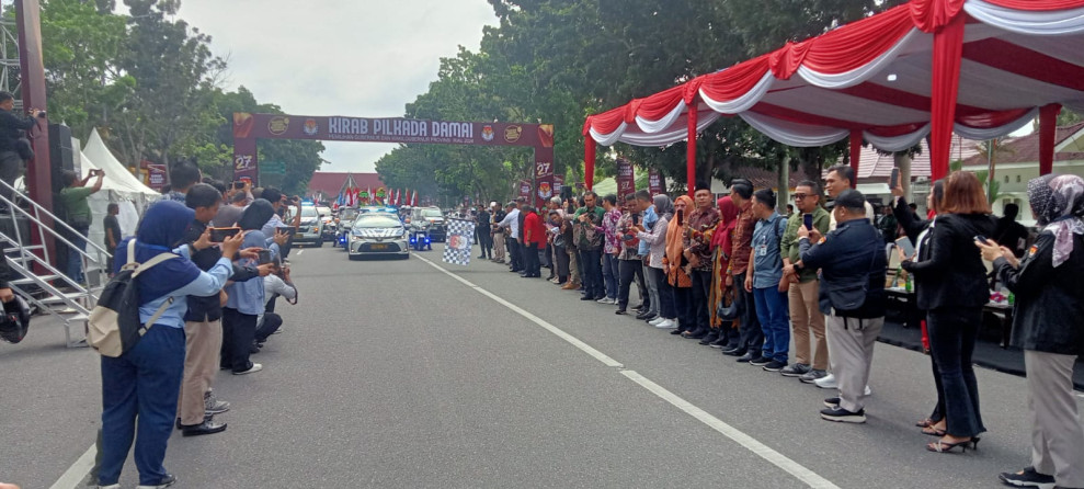 Kirab Pilkada Damai Dimulai, KPU Riau Minta Peserta Patuhi Aturan