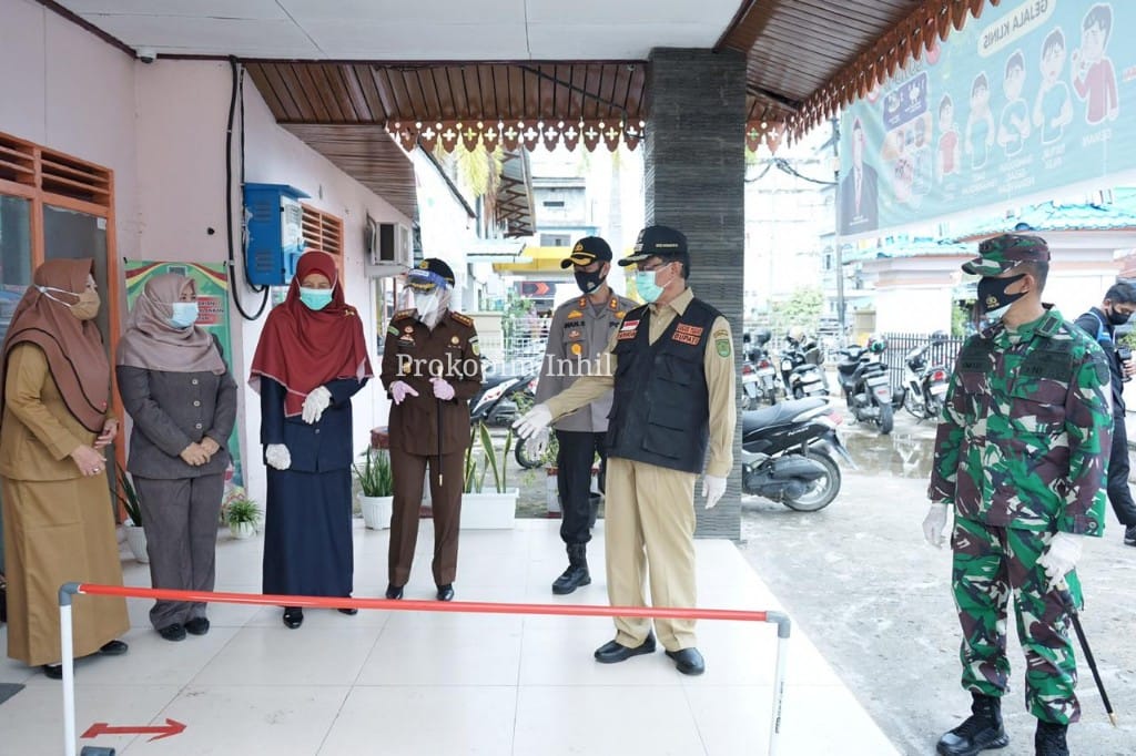 Bupati Wardan Ingatkan ASN di Inhil Patuhi Protokol Kesehatan saat Bekerja