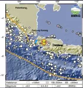 Kota Bogor Jabar Bergetar Diguncang Gempa 