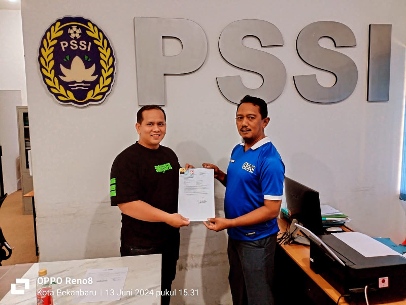 Lengkapi Persyaratan, DHL Resmi Mendaftar Sebagai Calon Ketua Asosiasi Futsal Provinsi Riau